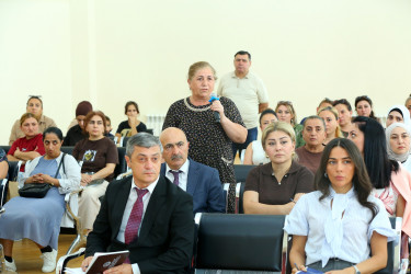 03 sentyabr 2026-cı il tarixində Binəqədi Rayon İcra Hakimiyyətinin başçısı Elxan Allahverdiyevin Binəqədi qəsəbə sakinləri ilə səyyar qəbulu