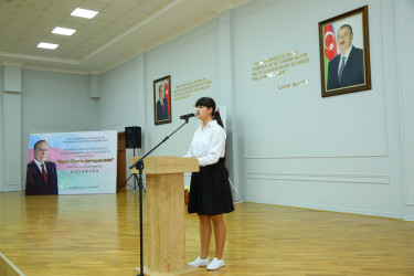 Ümummilli lider Heydər Əliyevin anadan olmasının 100 illik yubileyinə həsr olunmuş “Heydər Əliyev və Azərbaycan tarixi” mövzusunda esse-yazı müsabiqəsinin rayon mərhələsinin yekunlarına həsr olunmuş elmi-praktik konfrans