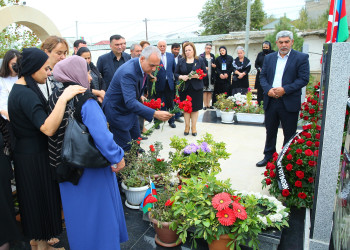 Vətən müharibəsi şəhidləri Cavid Azər oğlu Bayramov və Nicat Bəkir oğlu Mustafayevin şəhadətinin ikinci ildönümü