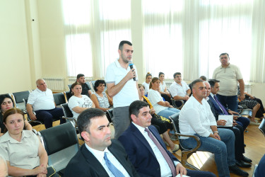 03 sentyabr 2026-cı il tarixində Binəqədi Rayon İcra Hakimiyyətinin başçısı Elxan Allahverdiyevin Binəqədi qəsəbə sakinləri ilə səyyar qəbulu
