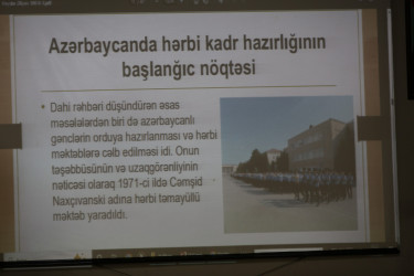 11 dekabr 2025-ci il tarixində 83 № li məktəb-liseydə Ümummilli Lider Heydər Əliyevin xatirəsinə həsr olunmuş “Ulu Öndərin izi ilə – nəsildən nəsilə” adlı tədbir
