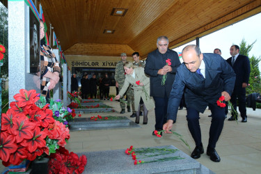27 sentyabr 2025-ci il tarixində 27 Sentyabr - Anım Gününün beşinci ildönümünün qeyd olunması ilə əlaqədar  II Fəxri Xiyaban, Xocəsən, Biləcəri və Binəqədi qəsəbələrində yerləşən Vətən müharibəsi Şəhidlərinin Xiyaban Komplekslərinin ziyarəti