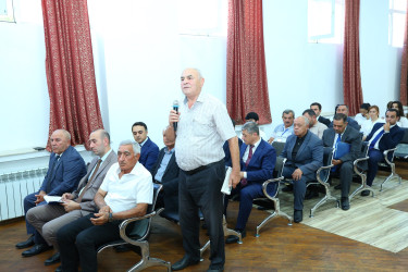 17 sentyabr 2026-cı il tarixində Binəqədi Rayon İcra Hakimiyyətinin başçısı Elxan Allahverdiyevin Biləcəri qəsəbə sakinləri ilə səyyar qəbulu