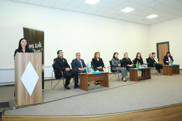 23 oktyabr 2025-ci il tarixində “Konstitusiya və Suverenlik İli” çərçivəsində Binəqədi rayonu 335 № li tam orta məktəbdə çətin həyat şəraitində olan yetkinlik yaşına çatmayanlar üçün sosial reabilitasiya və cəmiyyətə inteqrasiyası ilə bağlı tədbirlərin gücləndirilməsi, onlara tibbi və psixolojin dəstəyin göstərilməsi məqsədilə “Sən tək deyilsən!” mövzusunda maarifləndirici tədbir